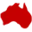 Australia map icon